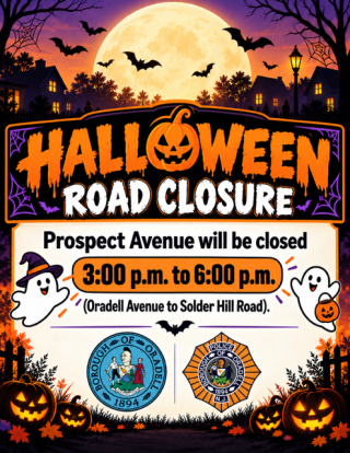 Halloween road closure